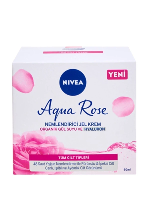 NIVEA Aqua Rose Nemlendirici Jel Krem 50ml ürün görseli
