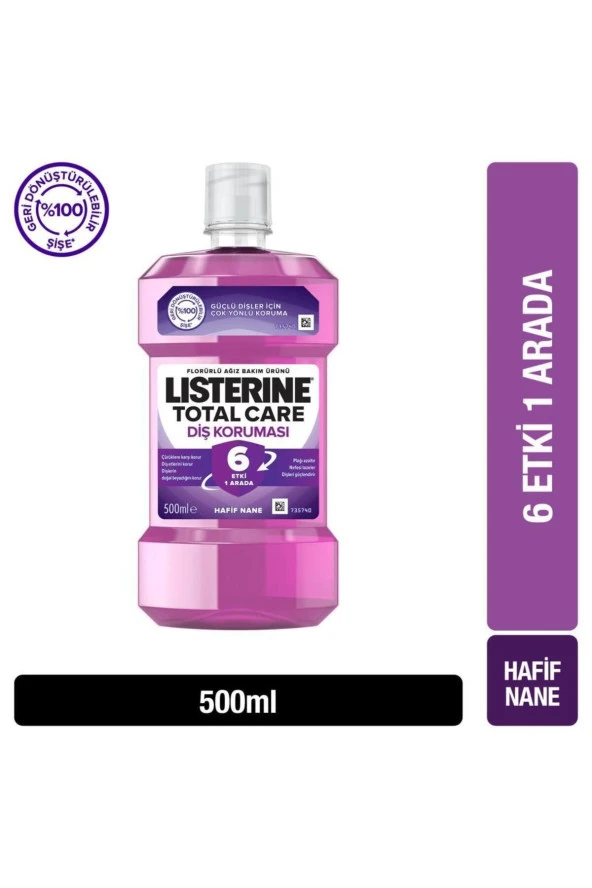 LİSTERİNE Total Care Ağız Bakım Suyu 500 Ml