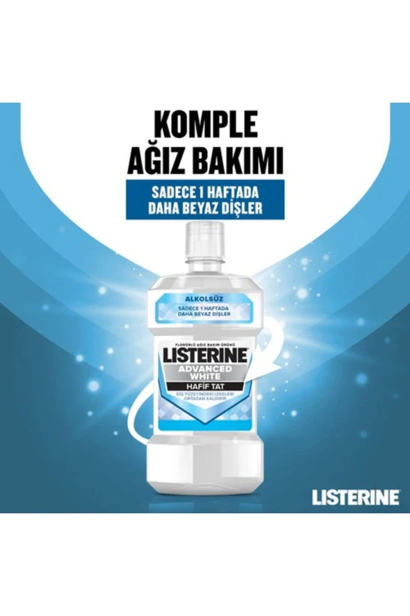 LİSTERİNE Advanced White Hafif Tat 500 ml - Resim 2