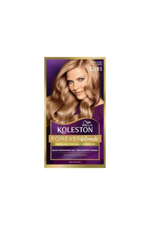 WELLA Kit Saç Boyası 12/81 Küllü Inci Sarısı