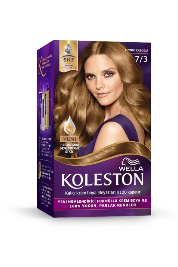 WELLA Marka: Koleston Kit Saç Boyası 7/3 Fındık Kabuğu Kategori: Saç Boyası ürün görseli