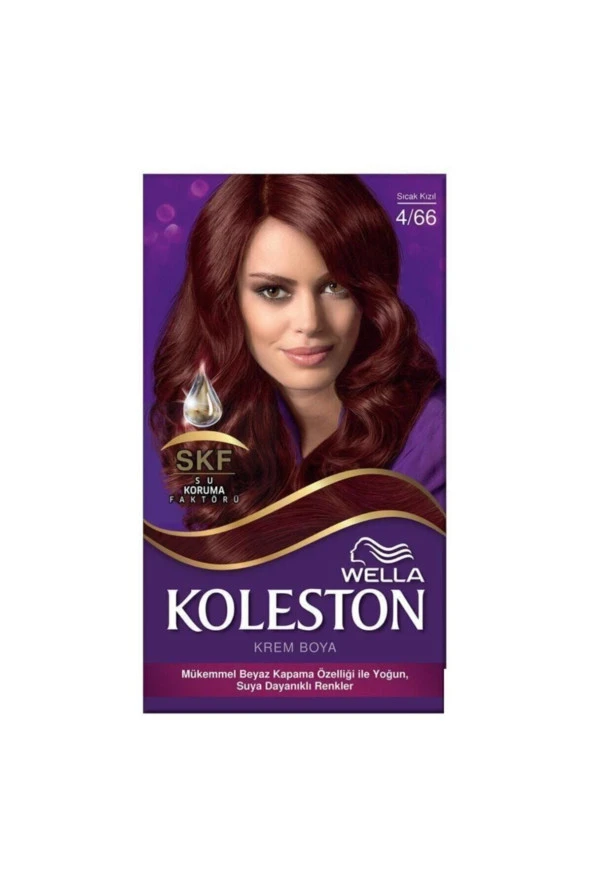 WELLA Set 4.66 Sıcak Kızıl Saç Boyası Wella