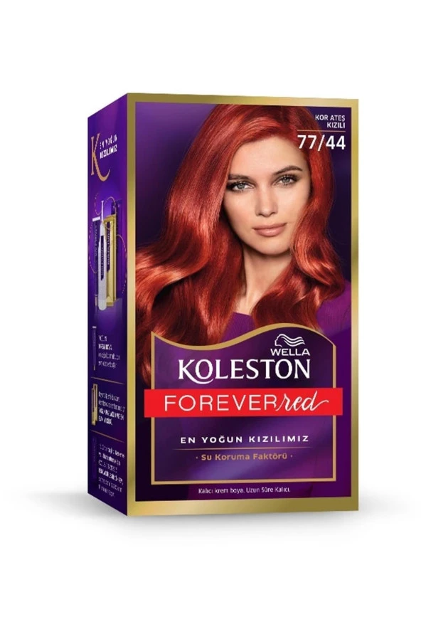WELLA Marka: Koleston Kit Boya 77/44 Kor Ateş Kızılı Kategori: Saç Boyası