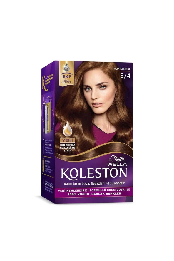 WELLA Koleston Kit Saç Boyası 5/4 Açık Kestane