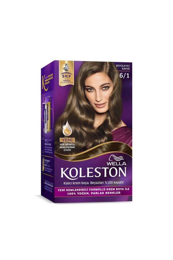 WELLA Koleston Kit Saç Boyası 6/1 Büyüleyici Kahve