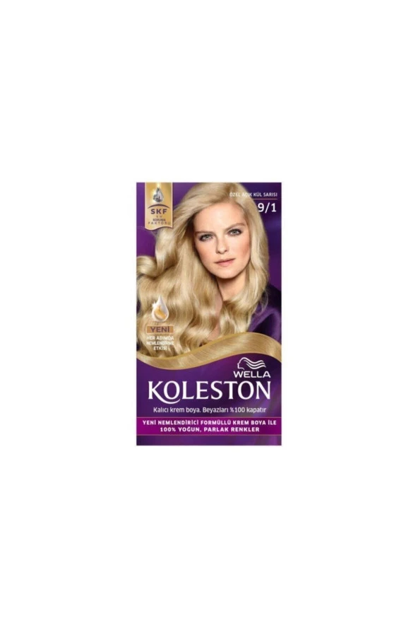WELLA Set Krem Saç Boyası 9.1 Özel Açık Kül Sarısı
