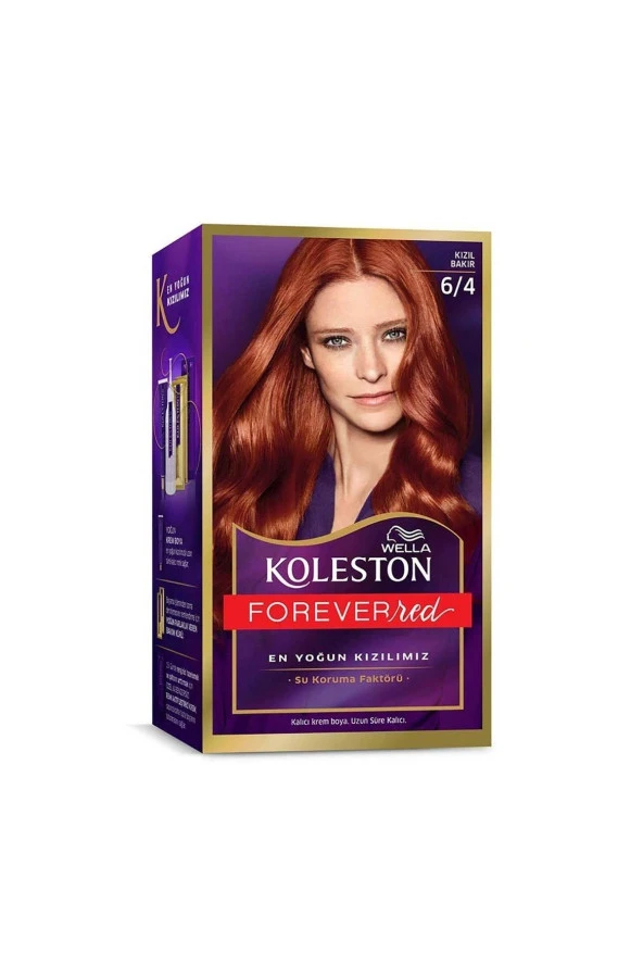 WELLA Koleston Kit Saç Boyası 6/4 Kızıl Bakır