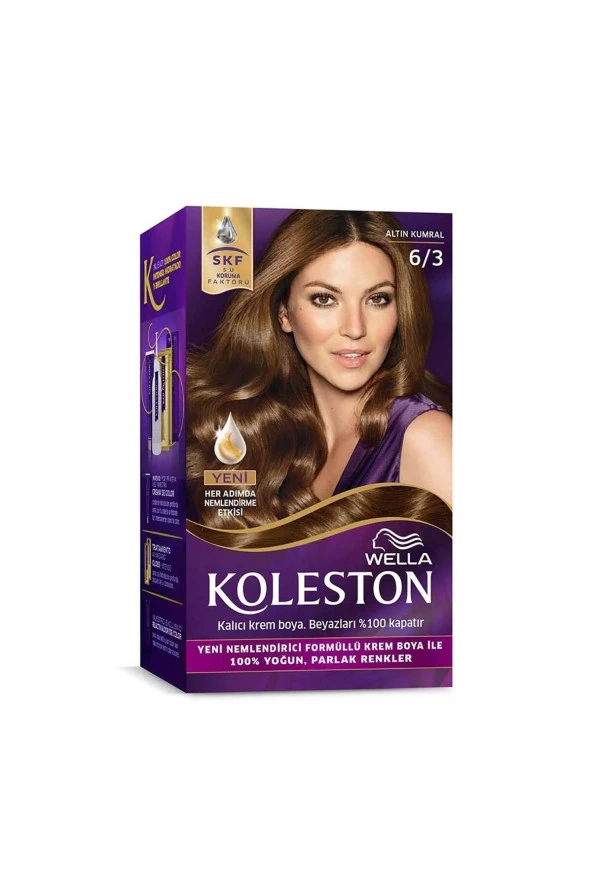 WELLA Koleston Kit Saç Boyası 6/3 Altın Kumral