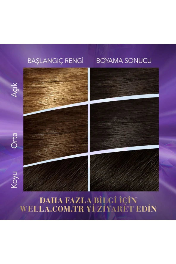 WELLA Koleston Supreme Kit 4/1 Gizemli Küllü Kumral *18 - Resim 2