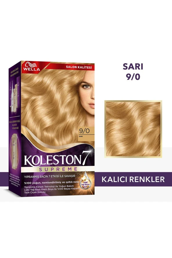 WELLA Koleston Supreme Saç Boyası 9/0 Sarı