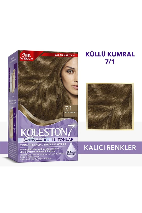 WELLA Koleston Supreme Saç Boyası 7/1 Küllü Kumral