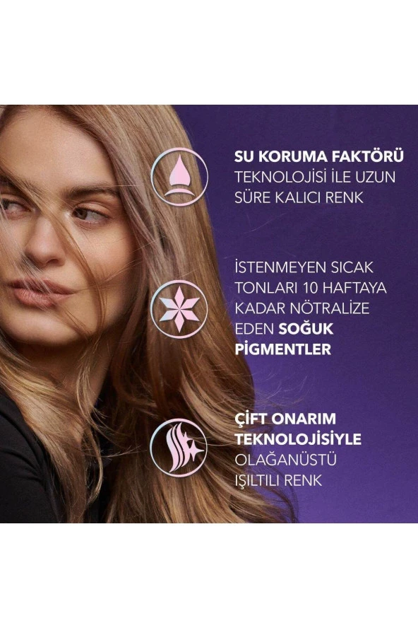 WELLA Koleston Supreme Kit 7/18 Işıltılı Inci Küllü Kumral *18 - Resim 4