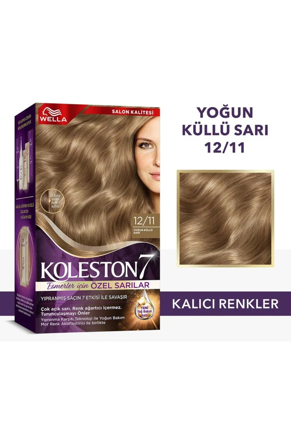 WELLA Koleston Supreme Saç Boyası 12/11 Yoğun Küllü Sarı