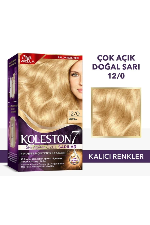 WELLA Koleston Supreme Saç Boyası 12/0 Çok Açık Doğal Sarı