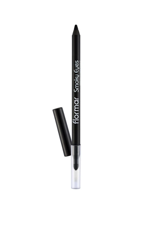 FLORMAR Buğulu Makyaj Göz Kalemi Karbon Siyah-smoky Eyes Waterproof Eyeliner-001 Carbon Black-8690604138128 - 2