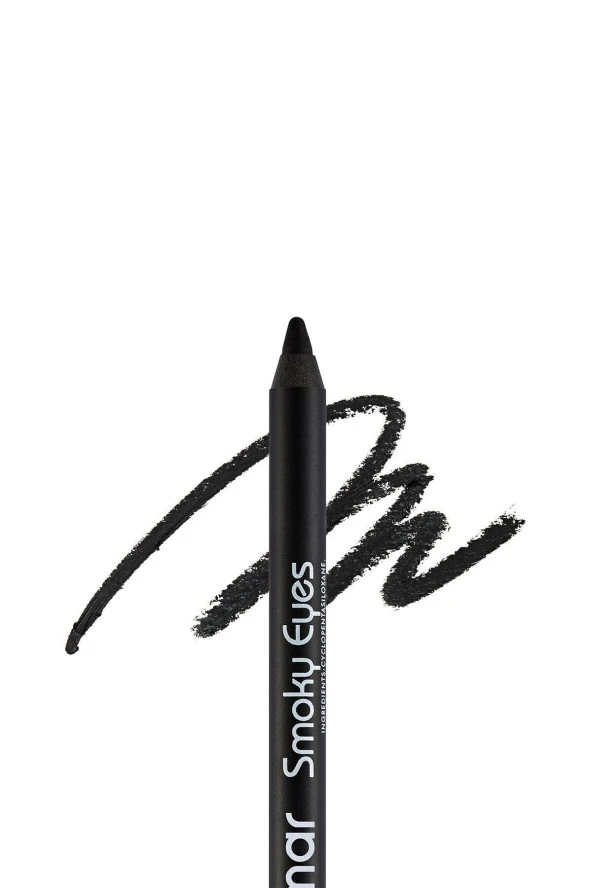 FLORMAR Buğulu Makyaj Göz Kalemi Karbon Siyah-smoky Eyes Waterproof Eyeliner-001 Carbon Black-8690604138128 - 3