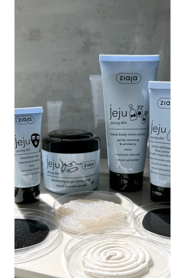 ZİAJA Jeju Genç Cilt Yüz Mikro Peeling 12 Yaş Siyah Nokta Ve Kusur Karşıtı 75 ml - 5