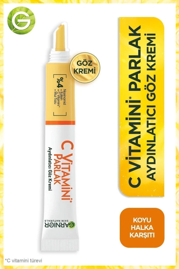 GARNİER C Vitamini Parlak Aydınlatıcı Göz Kremi 15ml