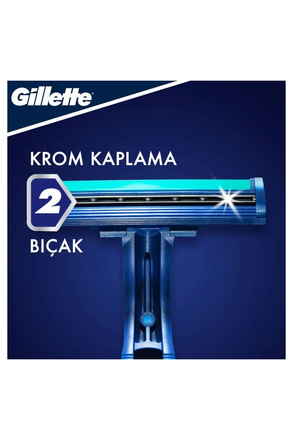 GİLLETTE Blue2 Plus Kullan At Tıraş Bıçağı 10'lu - 3