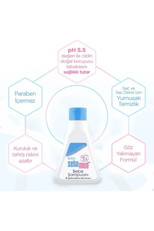 SEBAMED Bebe Şampuanı 250ml - 5