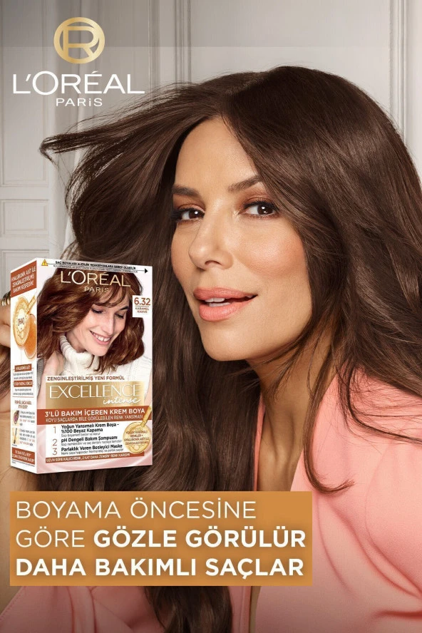 L'OREAL PARİS L'oréal Paris Excellence Intense 6.13 Mocha Kahve Saç Boyası - Resim 2