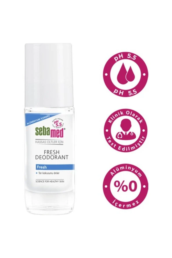 SEBAMED Roll-on Fresh 50 ml - Resim 2