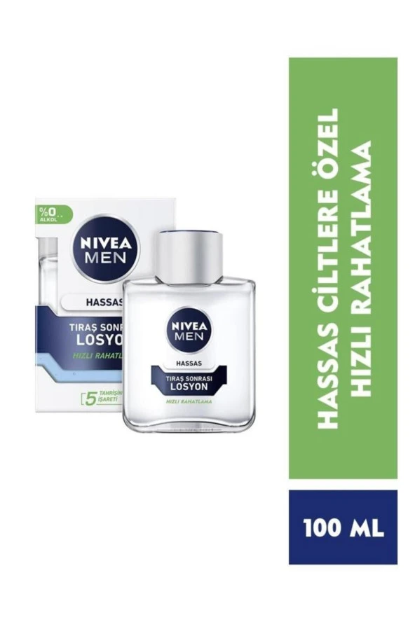 NIVEA Hassas Tıraş Sonrası Losyon 100 ml ürün görseli 1