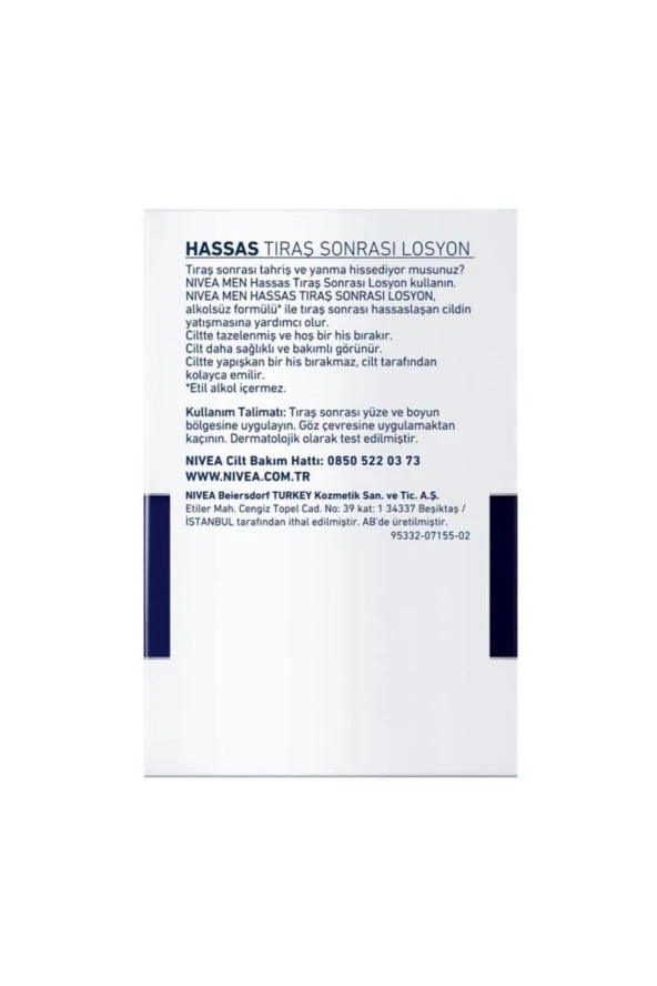 NIVEA Hassas Tıraş Sonrası Losyon 100 ml - Resim 2
