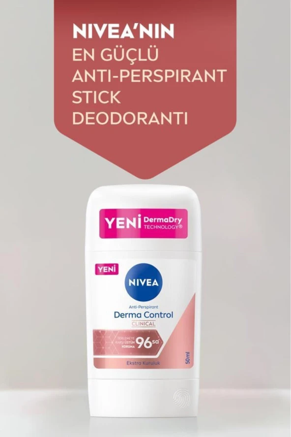 Nıvea Kadın Stick Deodorant Derma Control Clinical 50Ml, C Vitamini Ile Koltuk Altı Kararma Karşıtı - 5