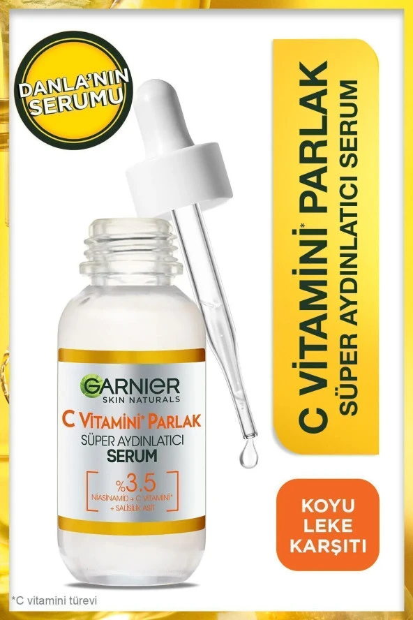 GARNİER C Vitamini Parlak Süper Aydınlatıcı Serum 30ml
