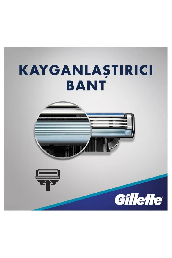 GİLLETTE Mach 3 Start Tıraş Bıçağı 4'lü Yedek Başlık - 5