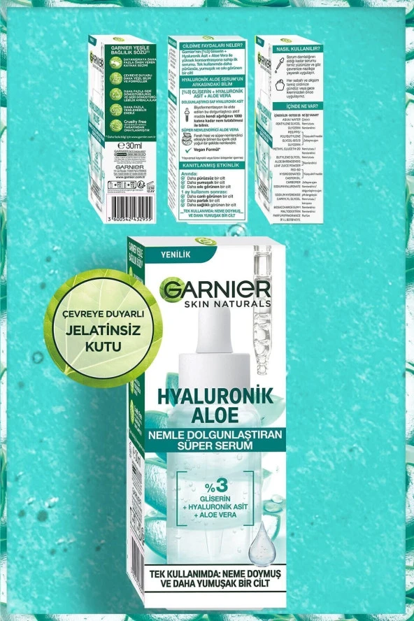 GARNİER Hyaluronik Aloe Nemlendirici Ve Dolgunlaştırıcı Süper Serum 30ml - 5