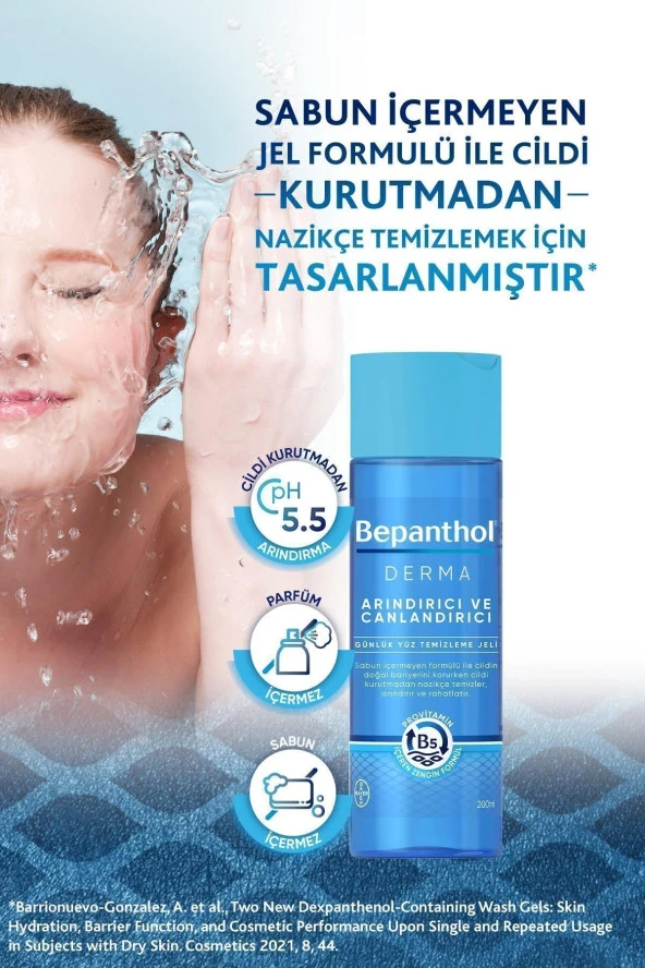 BEPANTHOL Derma Arındırıcı & Canlandırıcı Günlük Yüz Temizleme Jeli 200 ml - Resim 2