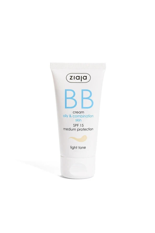 ZİAJA Bb Krem Yağlı Ve Karma Ciltler Için Hafif Ton Spf15 50 ml