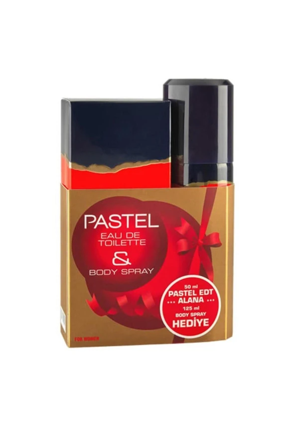 PASTEL For Women Edt 50 ml Deo Sprey 125 ml Kadın Parfüm Seti