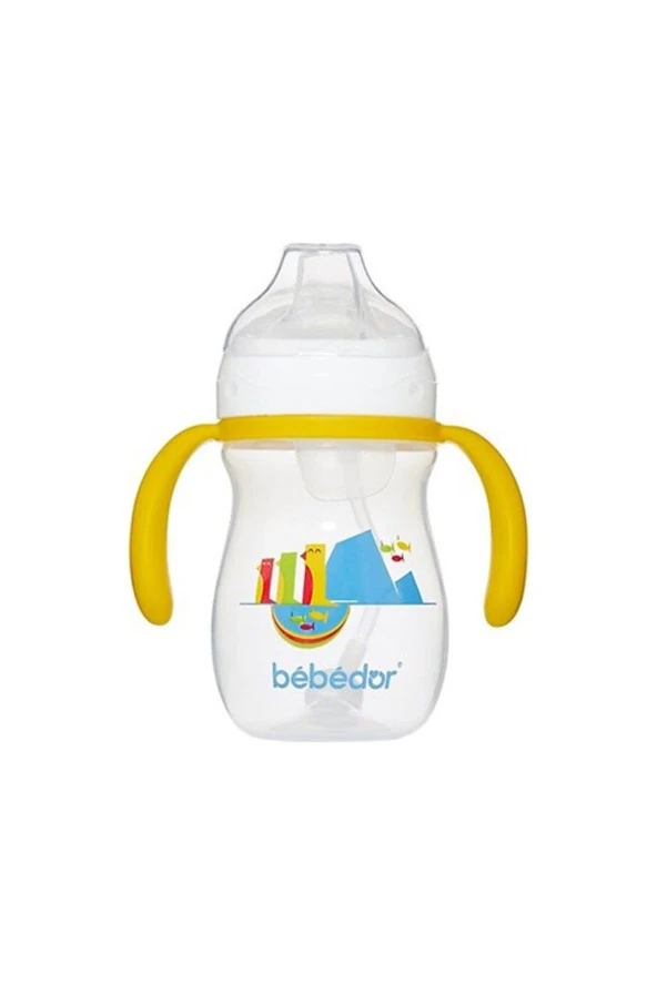 BEBEDOR Yumuşak Uçlu Kulplu Alıştırma Bardağı 270 Ml 6 Ay +