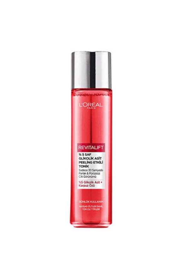 L'OREAL PARİS Revitalift %5 Saf Glikolik Asit Peeling Etkili Tonik 180 ml