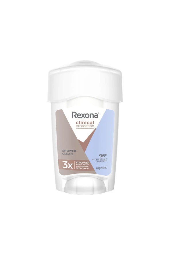 REXONA Clinical Protection Kadın Stick Deodorant Shower Clean 45 ml