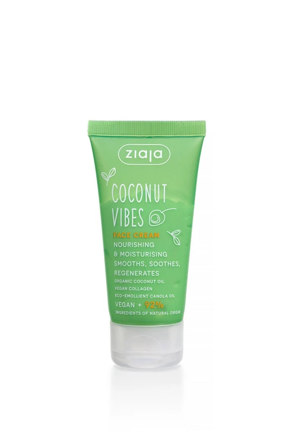 ZİAJA Coconut Vibes Besleyici ve Nemlendirici Yüz Kremi 50 ml