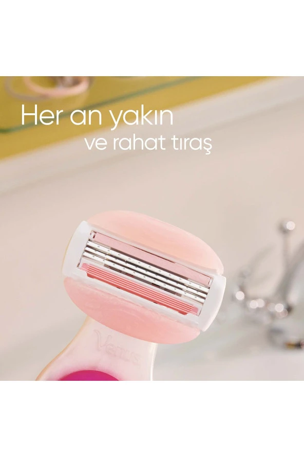 GİLLETTE VENUS Comfortglide Snap Tıraş Makinesi - Resim 3