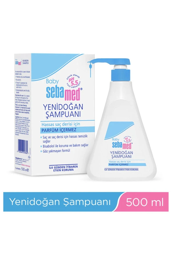 SEBAMED Baby Yenidoğan Bebek Şampuanı 500ml