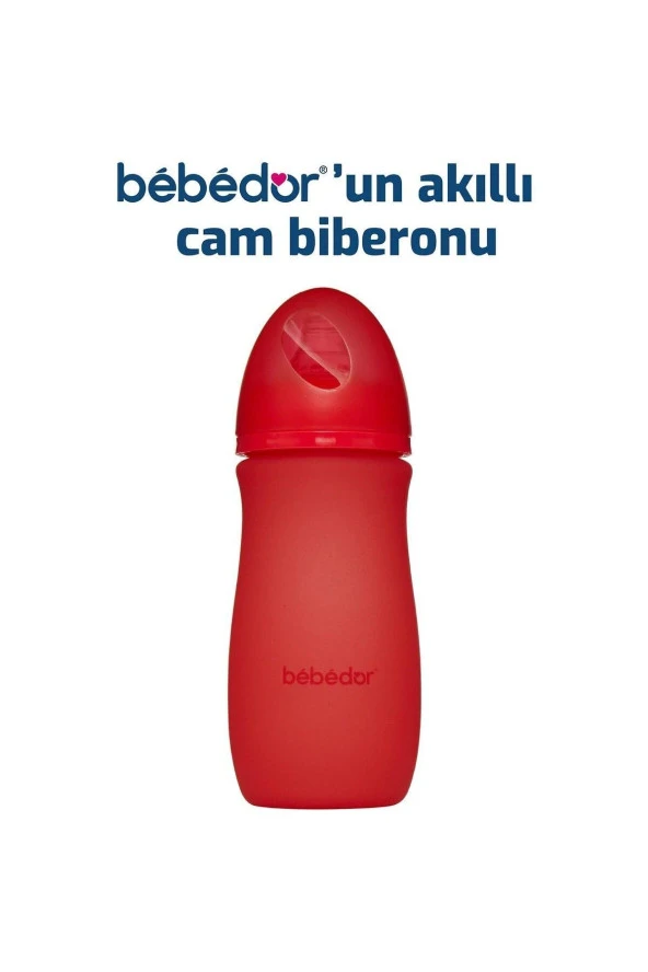 BEBEDOR Isıyla Renk Değiştiren Cam Biberon 260ml 52302 - 2