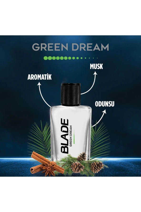 BLADE Green Dream Edt Parfüm 70 ml - 3
