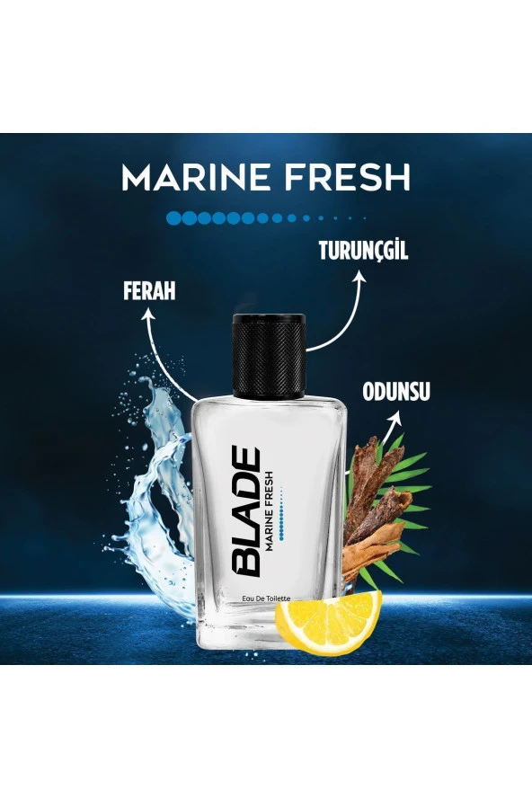 Blade Marine Fresh Edt Parfüm 70 Ml - 3