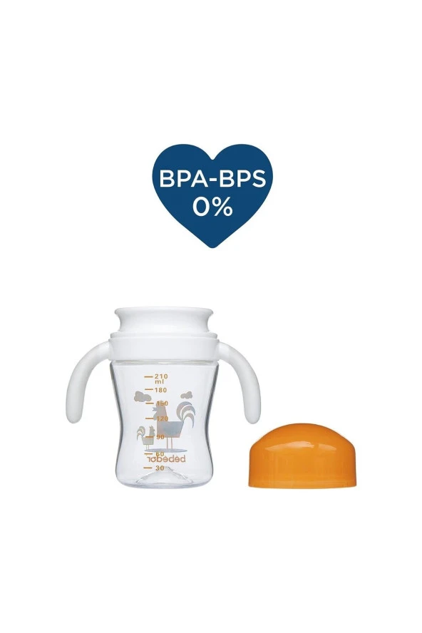 BEBEDOR 360 Tritan Kulplu Bardak 210ml 7507 - 3