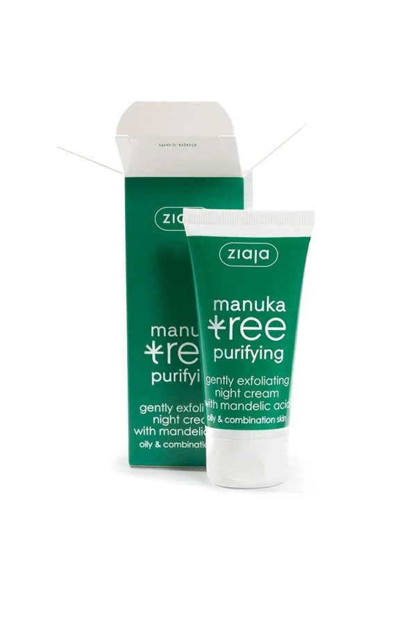ZİAJA Manuka %3 Mandelik Asitli Mikro-peeling Etkili Aydınlatıcı Gece Kremi 50 ml