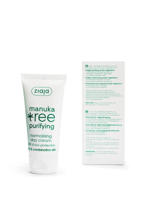 ZİAJA Manuka Dengeleyici Ve Nemlendirici Gündüz Kremi Spf 10 50ml - 2