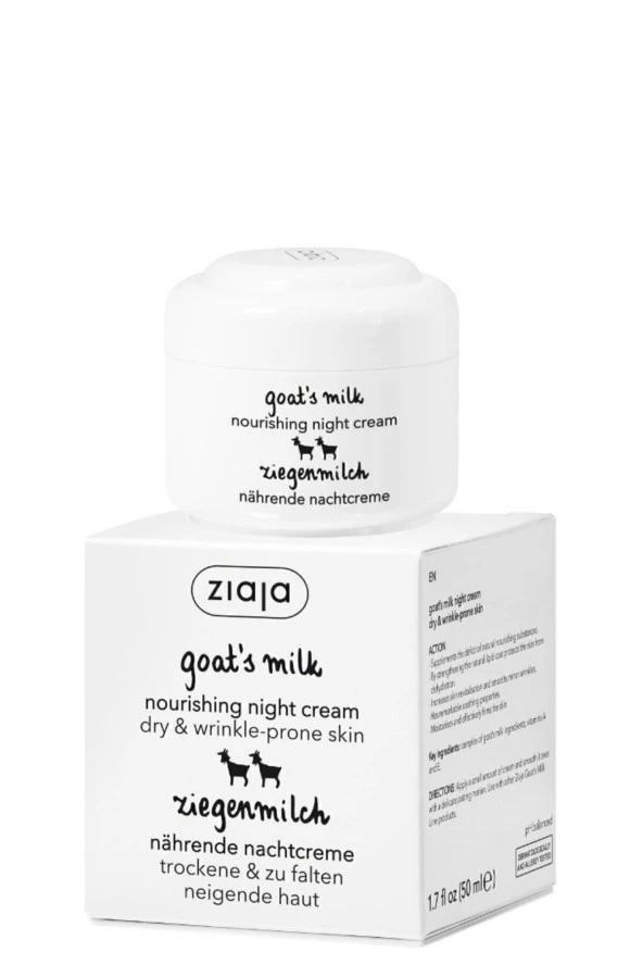 ZİAJA Keçi Sütü Özlü Gece Kremi 50 Ml - Resim 5