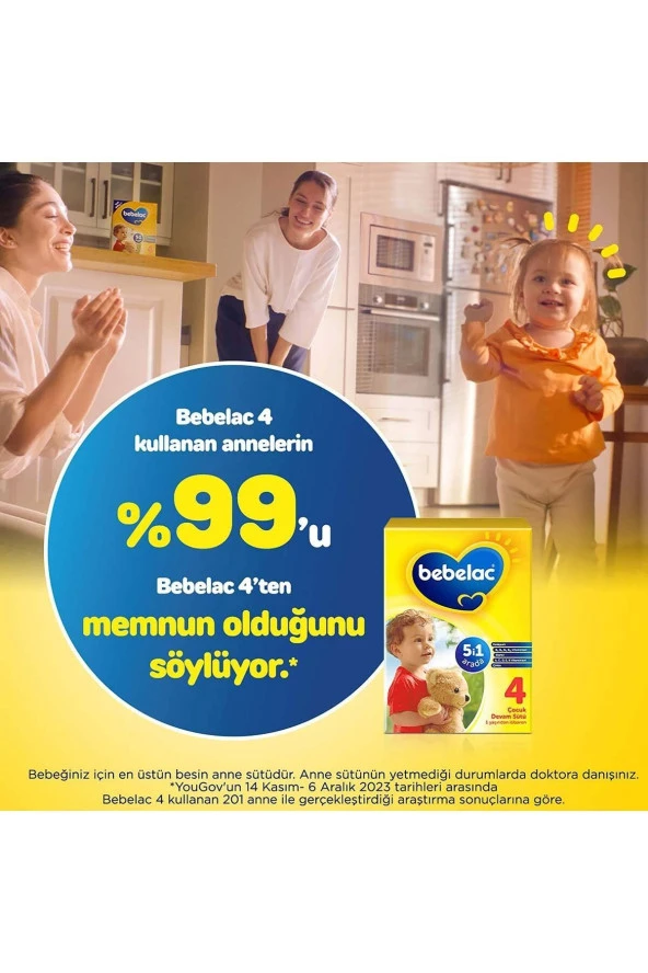 BEBELAC 4 Çocuk Devam Sütü 800 Gr - 2