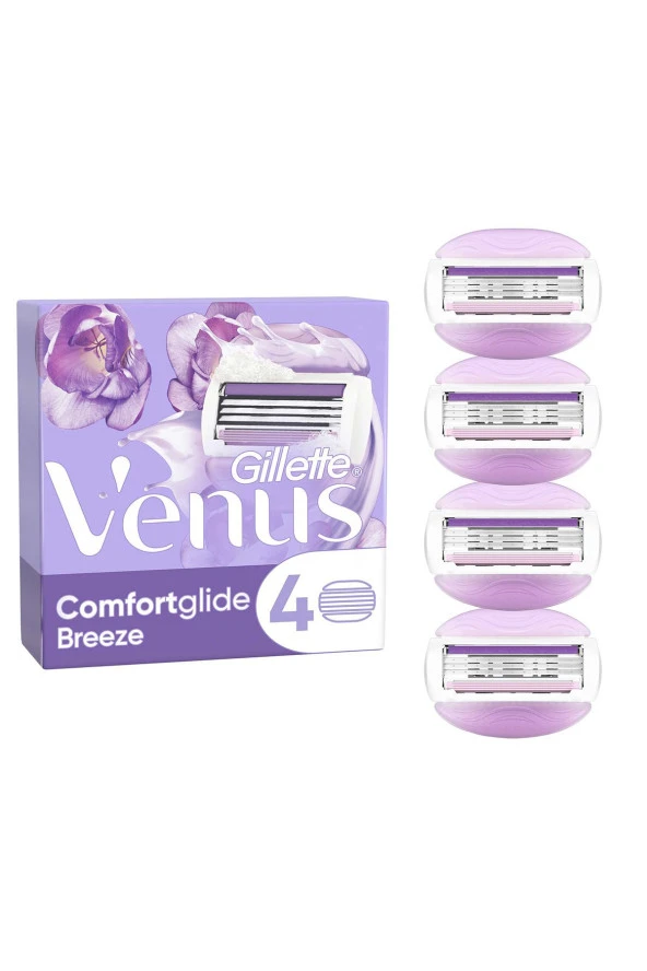 GİLLETTE VENUS Comfort Glide Breeze 4 Adet Yedek Başlık ürün görseli
